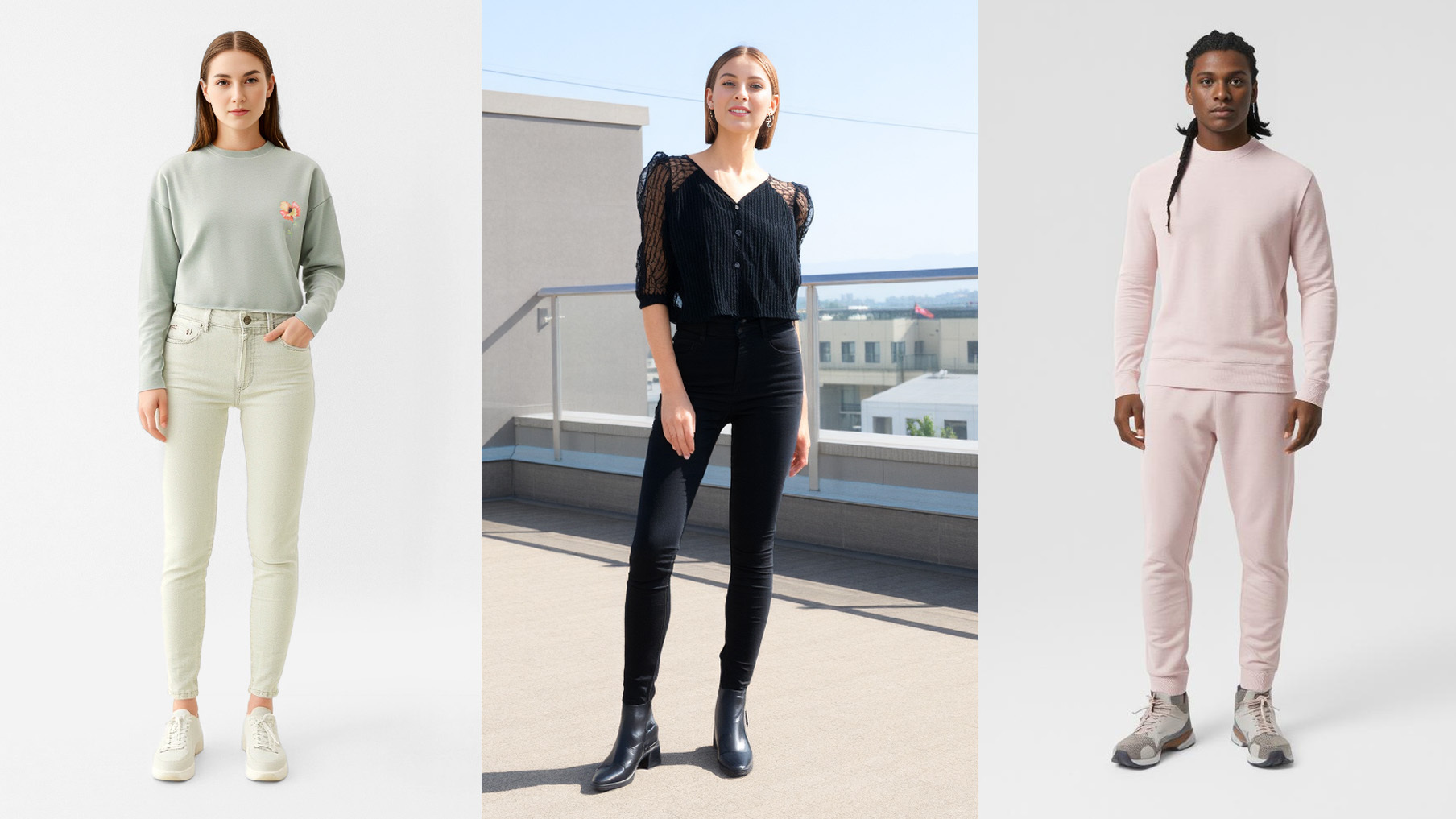 KI-generierte Models und Outfits Foto: Otto