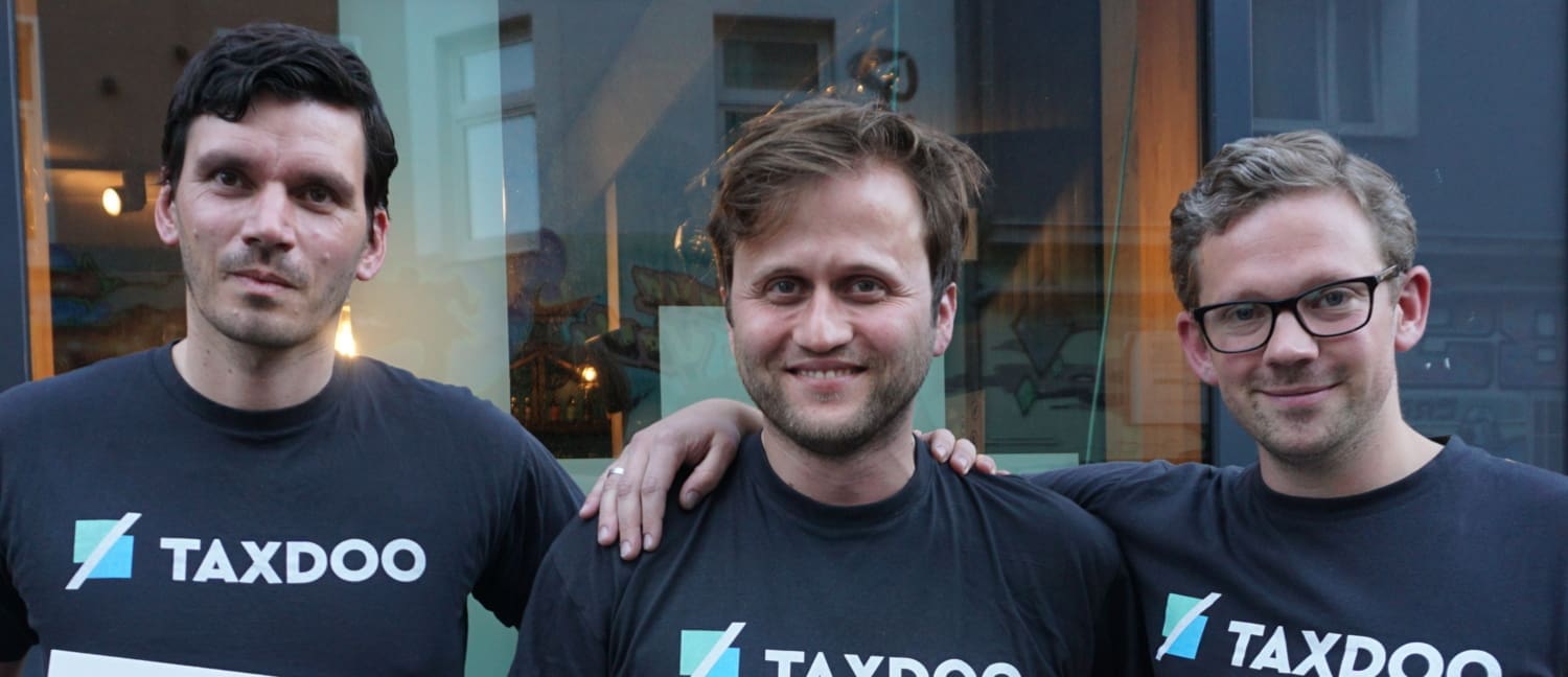 Die Gründer von Taxdoo: Roger Gothmann, Matthias Allmendinger und Christian Königsheim.